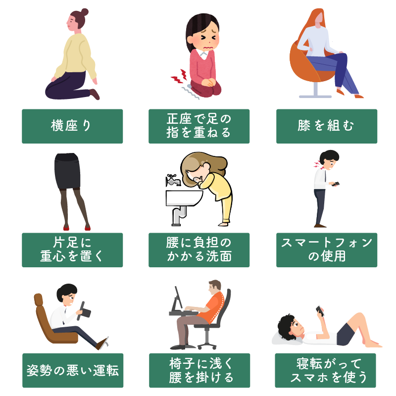 現代社会で陥りやすい様々な悪い生活習慣